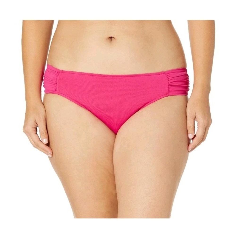 Seafolly Standard Ruched Side Retro Full Coverage Bikini Bottom Women Sz US 8